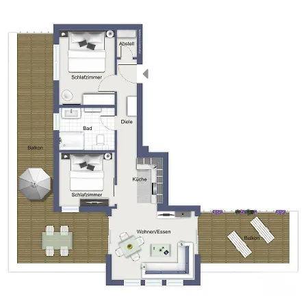 Apartment Residenz Von Flotow 16
